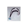 14 karat White gold with Genuine Blue Topaz nose ring