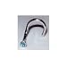 14 karat White gold with Genuine Blue Topaz nose ring