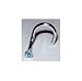 14 karat White gold with Genuine Blue Topaz nose ring