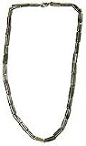 Chain Necklace In Smoky Quartz Gemstone Healing Beads Handmade Jewelry India 17 inches (smokeyquartz002)