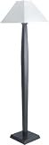 Contemporary Largo Dark Walnut Finish Wood Floor Lamp