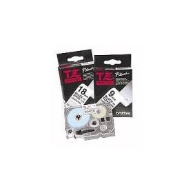 207570: Brother Labelling Tapes Black On White 9mm Gloss 8m for P-touch (TZ-221)