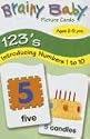 Brainy Baby Flashcards 123's