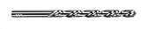 #1 (.228) High Speed Steel Regular Point Drill Regular Length Left Hand