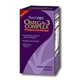 Natrol Omega-3 Complex 90 Softgels w/ Flax Seed n' Borange Oil Joints