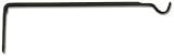 American Tack #22312BC 12BLK Straight Bracket