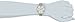 AK Anne Klein Women's 10/9919MPLG Silver-Tone Green Leather Strap Watch