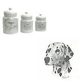 Dalmatian Canister Set, Porcelain by Rosalinde