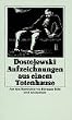 S�mtliche Romane und Erz�hlungen: Band 6: Aufzeichnungen aus einem Totenhause (insel taschenbuch)