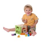Childrens Toyshop  Toys : Eichhorn Puzzle Cube Shape Sorting Box