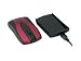 Rechargeable Wireless Optical Mouse with 3-Port Hub red / black