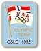 1952 Oslo Olympics Five Rings Pin