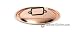 18 cm lid for 2mm copper cookware - Mauviel