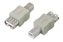 USB Adapter, Type A Female / Type B Male