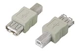USB Adapter, Type A Female / Type B Male
