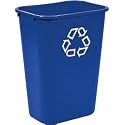 Rubbermaid-Blue Deskside Paper Recycling Container 13 5/8 qt (2955-06BL) Category: Recycling Containers