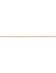 14k Yellow Gold 18in 1.3mm Heavy-Baby Rope Necklace Chain. Metal Wt- 2.21g