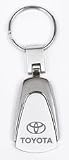 Toyota Chrome Teardrop Keychain