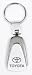 Toyota Chrome Teardrop Keychain