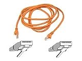 Belkin - Patch cable - RJ-45 (M) - RJ-45 (M) - 98 ft - ( CAT 5e ) - orange