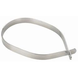 Dimension metal leg band old school chrome
