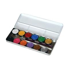 12 Farben Metall-Palette