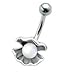 Jewelry : Clamshell with Pearl Belly Button Ring