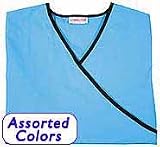 Cherokee Uniforms Contrast Trim Mock Wrap Top