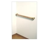 ABIRA　ぬくもり手すり35〈横付け用ストレートタイプ／クリア〉800mm