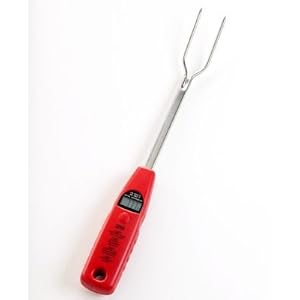 Charcoal Companion BBQ Digital Fork Thermometer by 