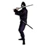 BLACK Ninja Uniform size Lg (5'11)