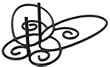 Butterfly Metal Garden Size Flag Holder
