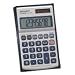 Sharp Electronics 8 Digit Twin Power Metal Calculator Lcd Solar Battery Powered 8 Character