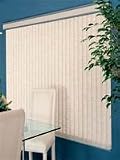 YourBlinds Basic 3 1/2 Fabric Vertical Blinds - Split Stack - Vertical Blinds