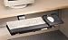 Adjustable Single-Arm Lock n Release Keyboard Tray & Mouse Tray