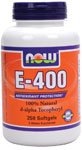 E-400 by NOW Foods - Vitamins (400 IU - 250 Softgels)