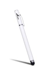 Acase 2 in 1 Stylus + Pen for Apple iPad 16GB, 32GB, 64GB WiFi + 3G, iPad 2, iPhone, iPod, Motorola Xoom, Samsung Galaxy, BlackBerry Playbook (White)