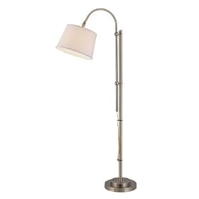 Reagan Antique Brass Floor Lamp by LampsOnTheWeb.com