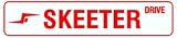 SKEETER DRIVE boat sport fish street sign