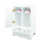Melissa & Doug Deluxe Wooden Doll Armoire