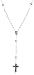 The Vatican Library Collection Blue Hand Enameled Silver-Tone Rosary