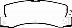 EBC Brakes DP3628C Redstuff Fast Street Disc Pad