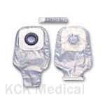 Karaya 5 Drainable 12" Pouch with Pre-Cut Karaya Barrier - 7/8" Stoma - Transparent - Box