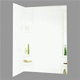 5-piece White Tub Wall Kit