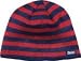 NFL New England Patriots Womens Striped Beanie Hat Ski Skull Cap Lid Toque