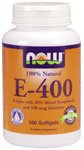 E-400 by NOW Foods - (400IU - 100 Softgels)