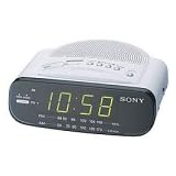 Sony ICF-C212 FM/AM Clock Radio with Full Power Back-up (White)