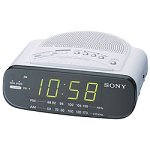 Sony ICF-C212 FM/AM Clock Radio with Full Power Back-up (White)