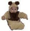 Baby Oatmeal Bear Costume Bunting - Fun for Halloween or Christmas Costume!