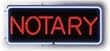 Notary Neon Sign